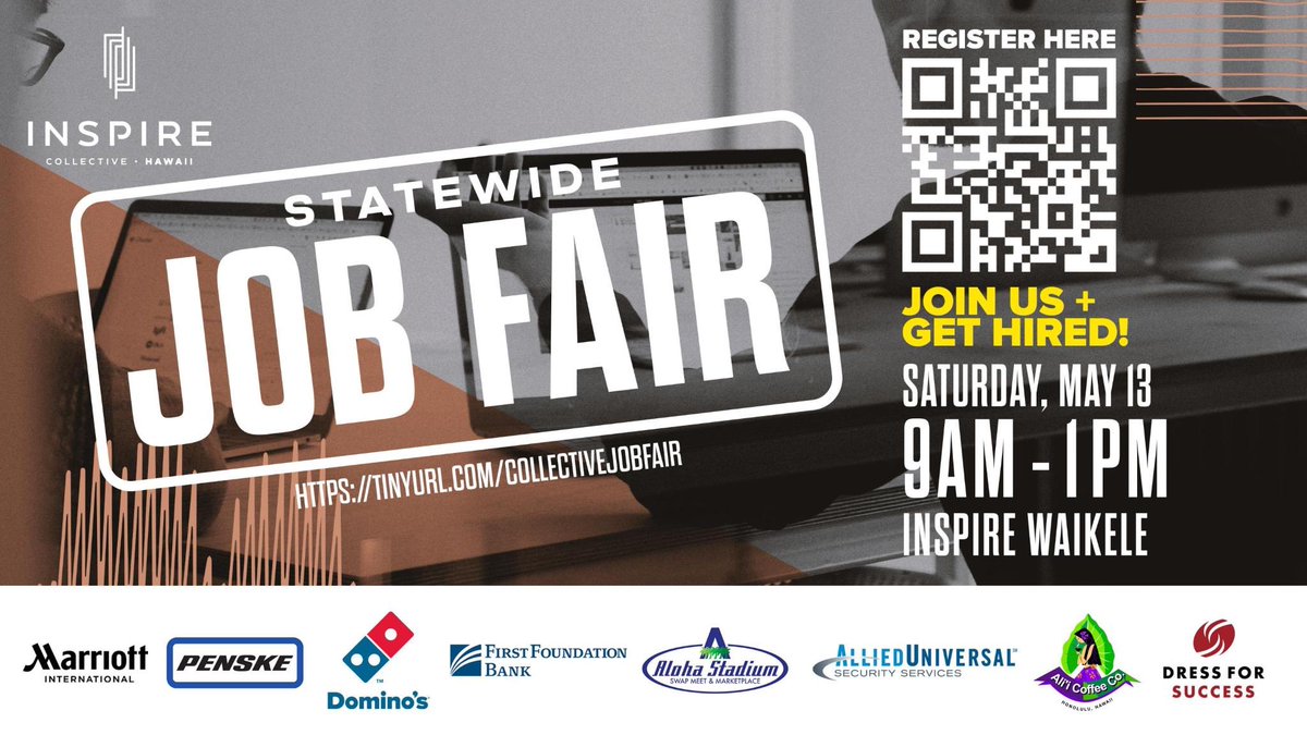 Job Fair TODAY! #gethired #honolulu #hawaiijobs #oahujobs #jobfairhonolulu
