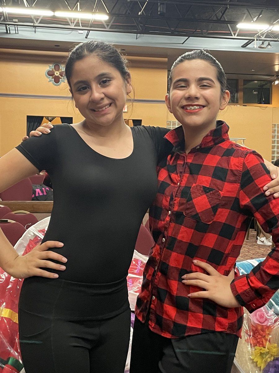 laughDFernandez's tweet photo. Enjoying their cultural roots and making us proud! It all started in their 5th grade school year when they met, and Layla asked her to join Folklorico.   What an enchanted journey! https://t.co/Wu6xsTKJ9u