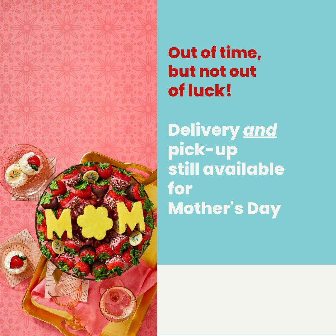 Last-minute gifters unite! 🫶 Shop our Mother's Day Collection now for SAME-DAY DELIVERY or 20% OFF pick-up orders with code 20PICKUP. And don't worry: We won't tell mom 😉 Shop here: ediblearrangements.com/mothers-day-gi… #mothersday #mothersdaygifts #mothersdaygiftideas #ediblearrangements