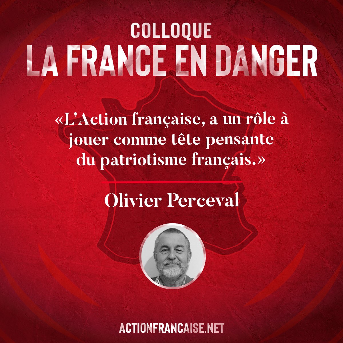 actionfrancaise's tweet image. Après un entretien avec SAR le prince Joachim Murat et une intervention d’Hilaire de Crémiers, Olivier Perceval, secrétaire général de l’Action française a conclu notre grand colloque sur la France en danger.