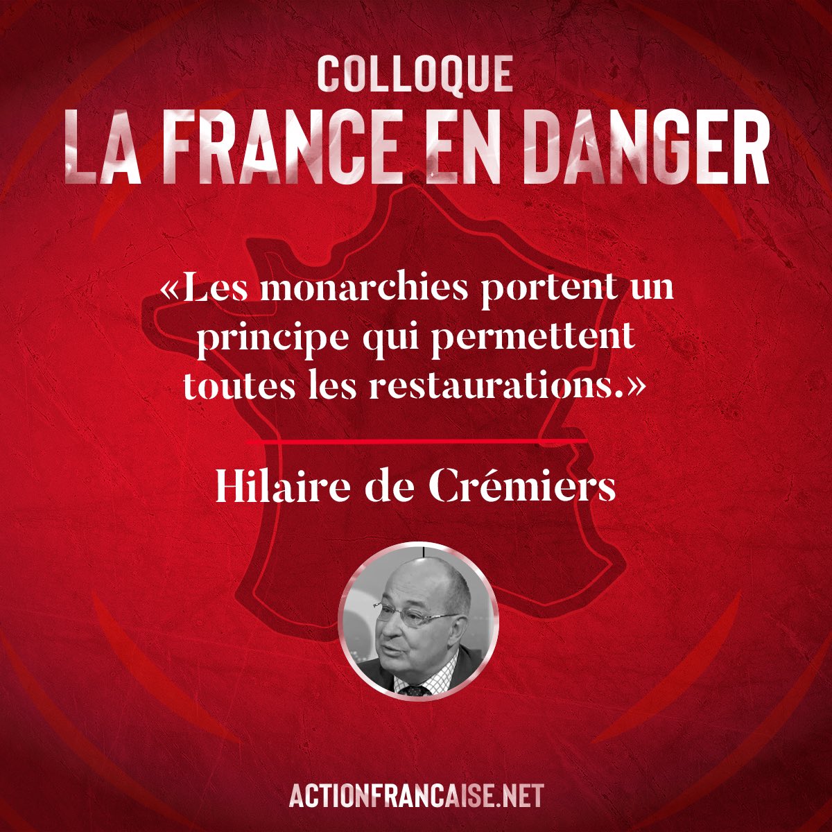 actionfrancaise's tweet image. Après un entretien avec SAR le prince Joachim Murat et une intervention d’Hilaire de Crémiers, Olivier Perceval, secrétaire général de l’Action française a conclu notre grand colloque sur la France en danger.