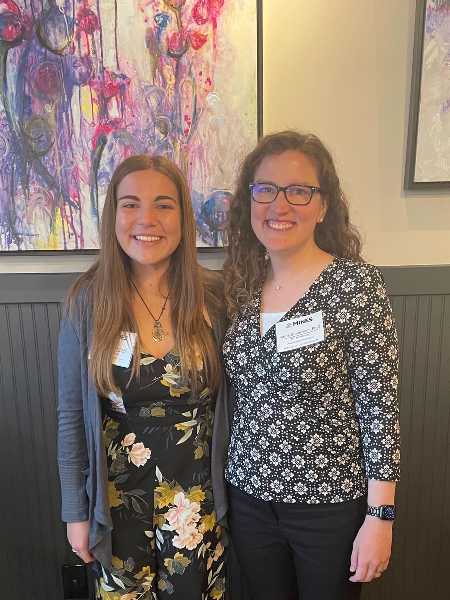 Anne Silverman (@profsilver) on Twitter photo Congratulations to Brooklyn Vargas on the #MinesME John Steele Service Award and crossing the stage in the class of 2023 <a href="/coschoolofmines/">Colorado School of Mines</a>! Watch out everyone, this rockstar researcher is going to change the world. Find her next year working on her PhD at University of Utah. Congratulations to Brooklyn Vargas on the #MinesME John Steele Service Award and crossing the stage in the class of 2023 <a href="/coschoolofmines/">Colorado School of Mines</a>! Watch out everyone, this rockstar researcher is going to change the world. Find her next year working on her PhD at University of Utah.