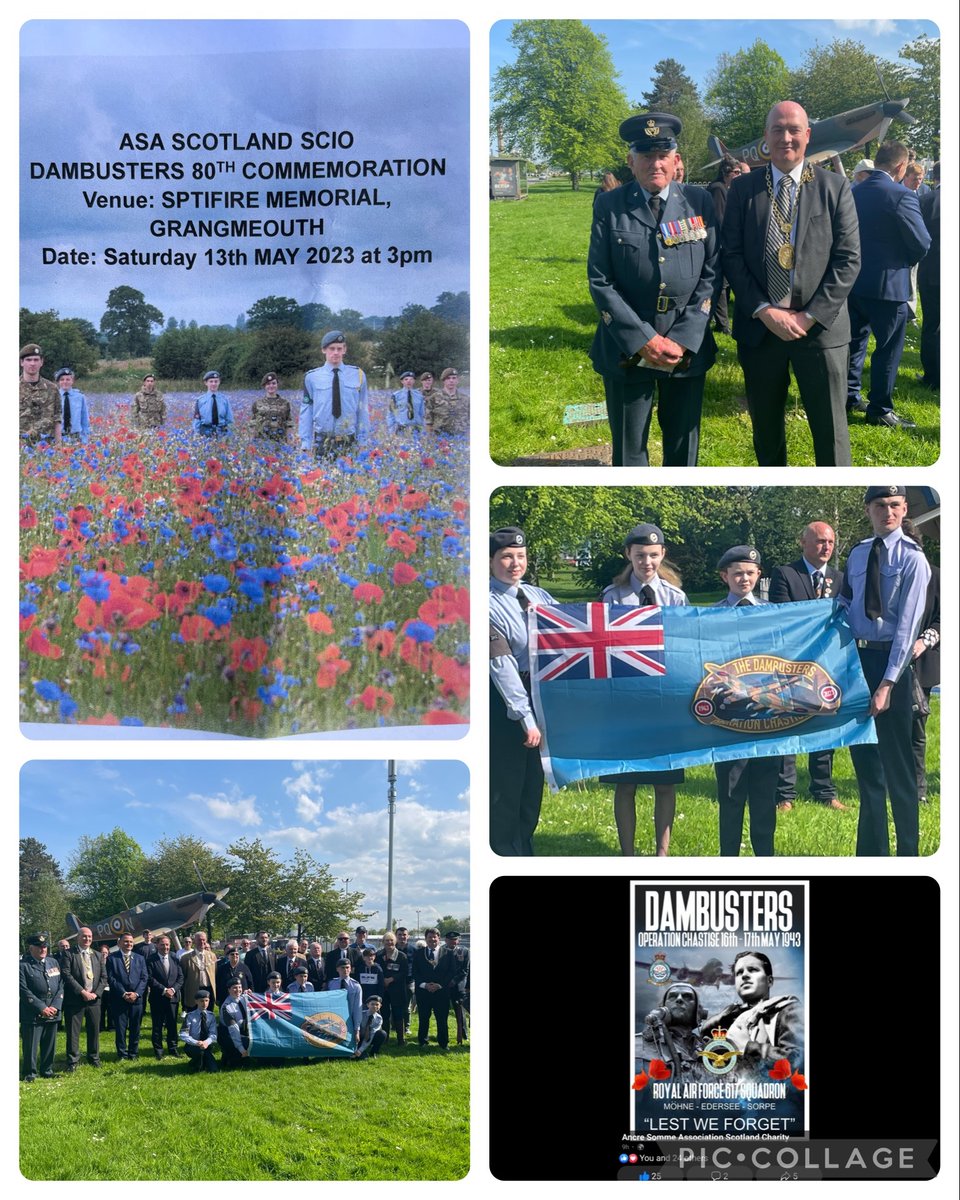 An honour to attend the Dambusters 80th anniversary commemoration event today We Will Remember Them