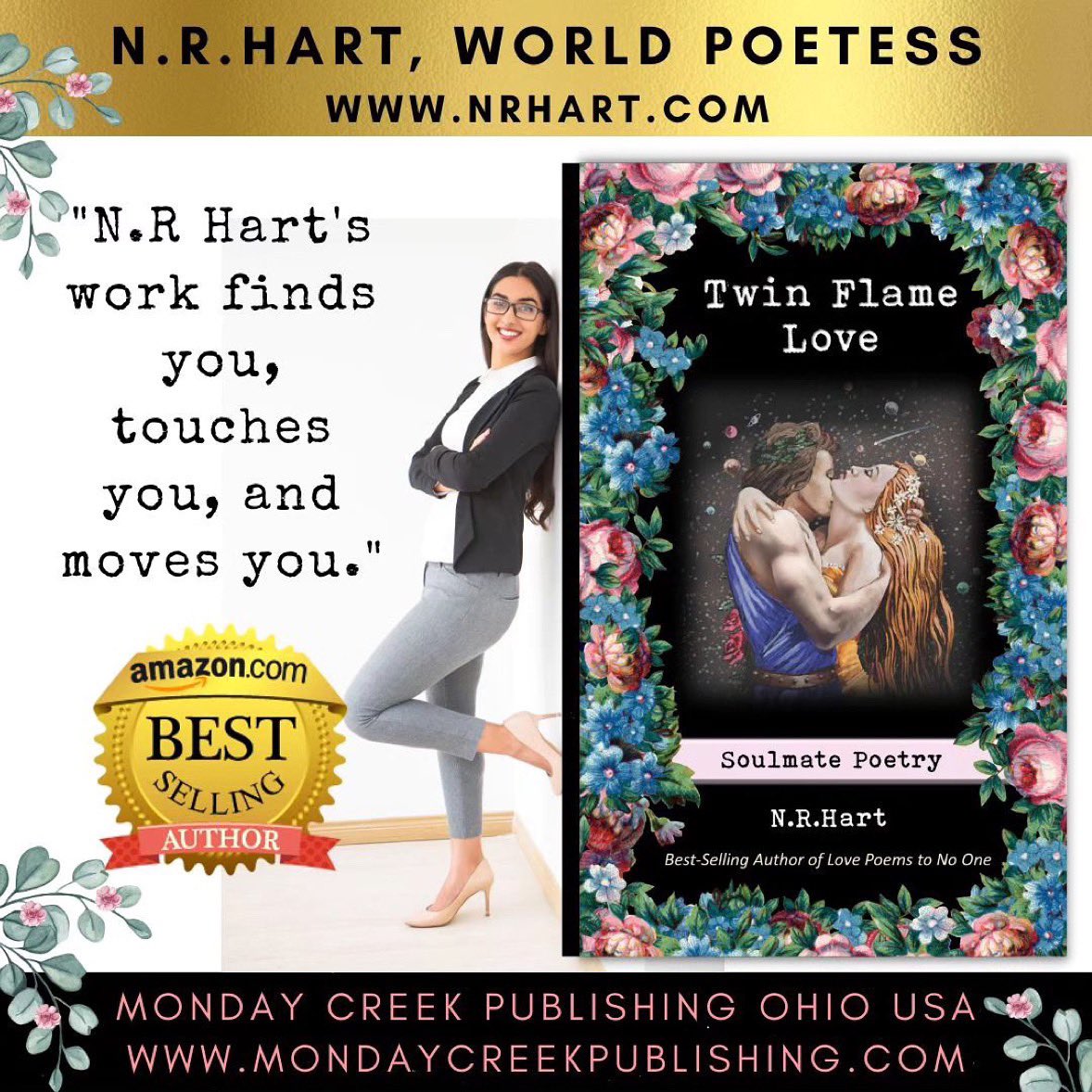 Twin Flame Love 🔥 link to order : amazon.com/gp/aw/d/B0BND3… #nrhart #poetry #romance #twinflame #mothersdaygift