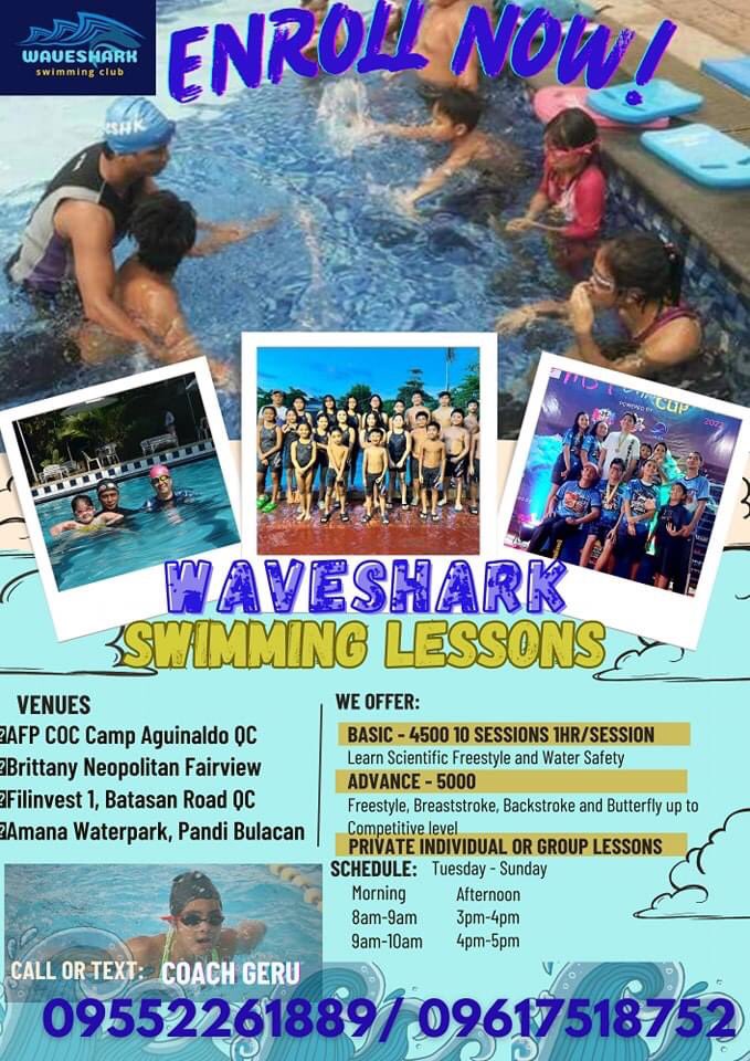 SwimLeaguePhils's tweet image. Waveshark Swimming Lessons

United We Swim

#DrownFreePhilippines
#UnitedWeSwim
#WaveShark
#SwimLeaguePhilippines
#SLP
#GrassrootsSwimming
#grassrootstogold
#PhilippineSwimming