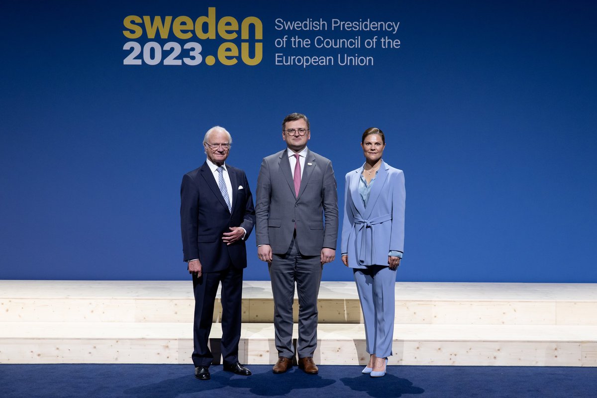 I was honoured to meet with His Majesty The King and Her Royal Highness The Crown Princess of Sweden. I expressed my gratitude for their support and solidarity with Ukraine and its people during these trying times.