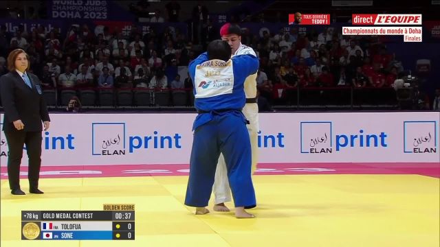 Julia Tolofua en argent aux Mondiaux de Doha: Après sa défaite (Hansoku Make) contre la championne olympique Akira Sone en finale des +78 kg, au terme d'un golden score interminable, Julia Tolofua a décroché l'argent, ce samedi… ** martialnet.it dlvr.it/Snzzhz