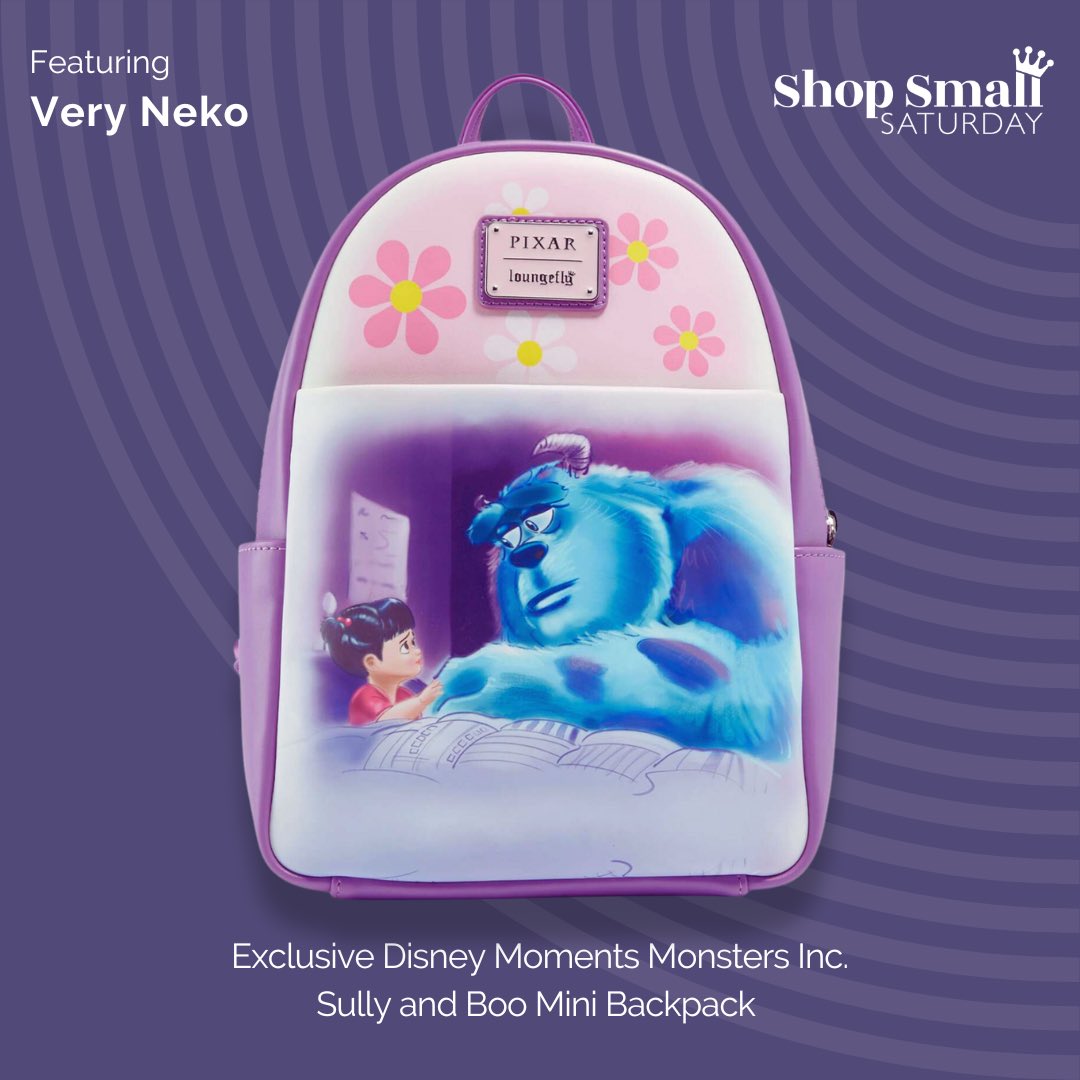 Loungefly Disney Moments Monsters Inc Sully and Boo Mini Backpack -  VeryNeko Exclusive
