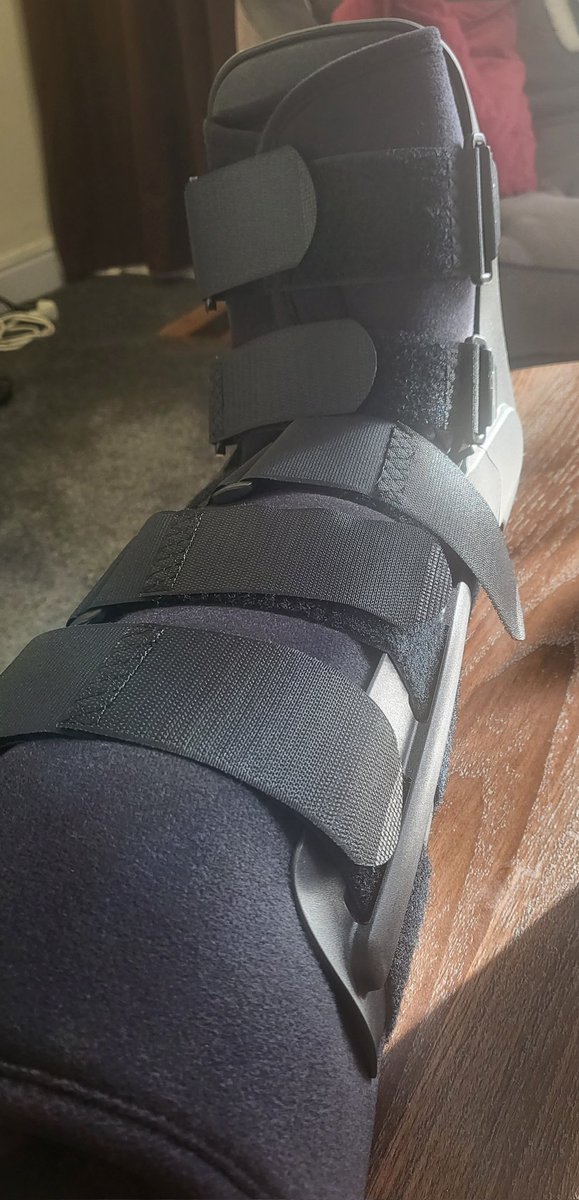 Saturday is going well... Broken foot.