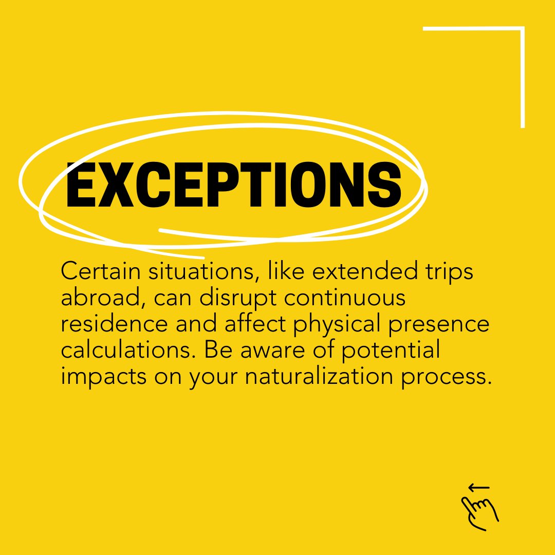 ImmiCounsel's tweet image. 🌐 Decoding Continuous Residence &amp;amp; Physical Presence for US Naturalization 
🇺🇸 Swipe left to explore the differences, connections, and implications of these essential citizenship requirements! 

#ImmigrantVisas #VisaPathways #USImmigration