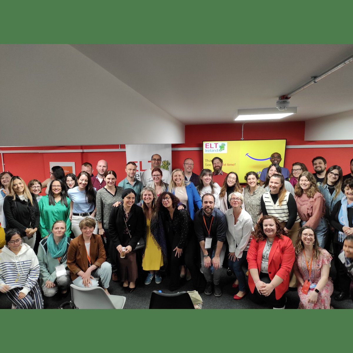 ELTIreland's tweet photo. It feels great to see so many ELT professionals working together to make a difference in English language teaching! A huge thank you to all our speakers and attendees! #eltireland #elted https://t.co/UHVBSn6e2q