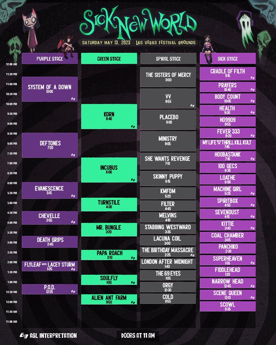 snwfest's tweet photo. TODAYS SET TIME SCHEDULE. KEEP IT HANDY 💚 https://t.co/a719xVKPQO