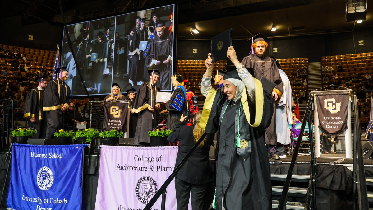 CUDenver's tweet photo. You did it! #CUDenverGrad https://t.co/qViaq9L64B