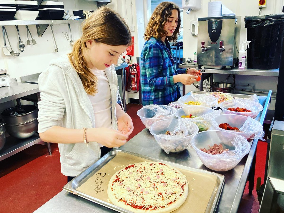 Lovely day out with our weekend boarders to Petersfield Heath for ice cream and fun times! Now, pizza making 🇮🇹 before #eurovision