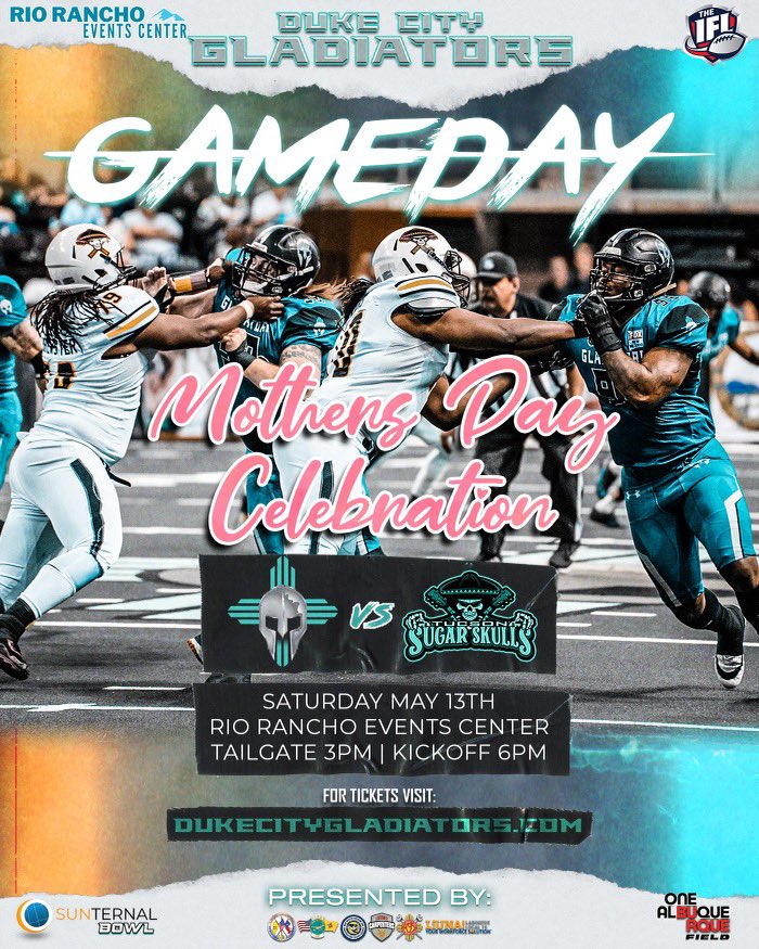 It’s game day gladiator family! We will see you at 3pm for our fun filled tailgate & kickoff at 6pm! 🔥🔥 . . . . #CommunityChampions #DCGladiators #505 #nmtrue #albuquerque #nm #ifl #newmexico #arenafootball #indoorfootball #dukecity #gladiators #newmexicotrue #Albuquerque