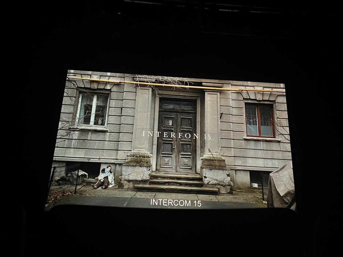 🎥Discovering the powerful short movie Intercom 15, Romania`s entry at #InShortEurope festival by @EUNICLONDON, today at @ifru_london. 
Congrats to 🇷🇴director Andrei Epure for courageously rendering human (dis)connections.