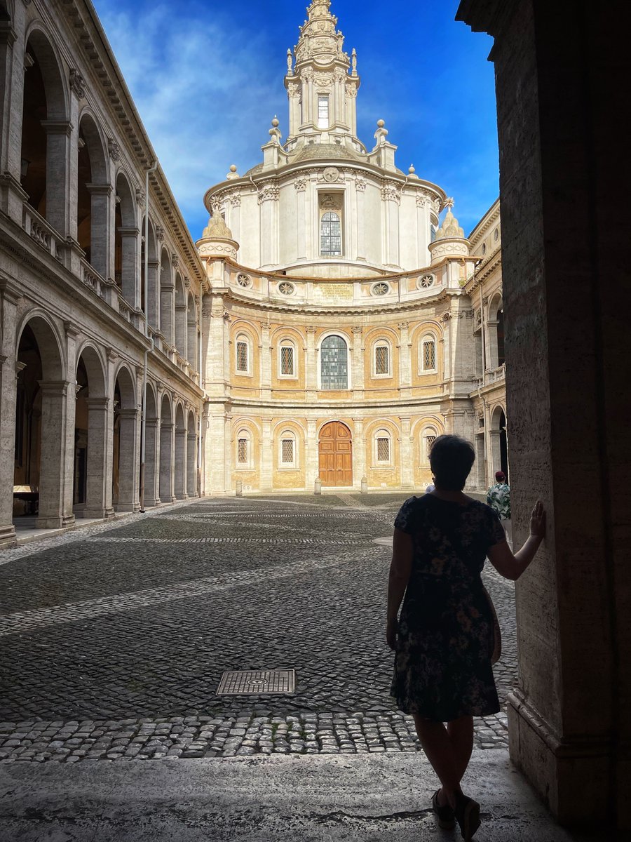 With his original conception of space and virtuoso understanding of form, Francesco #Borromini profoundly changed architecture during the 17th century. One of his most memorable creations is the church of San Ivo alla Sapienza, annexed to the original site of #Rome’s university.