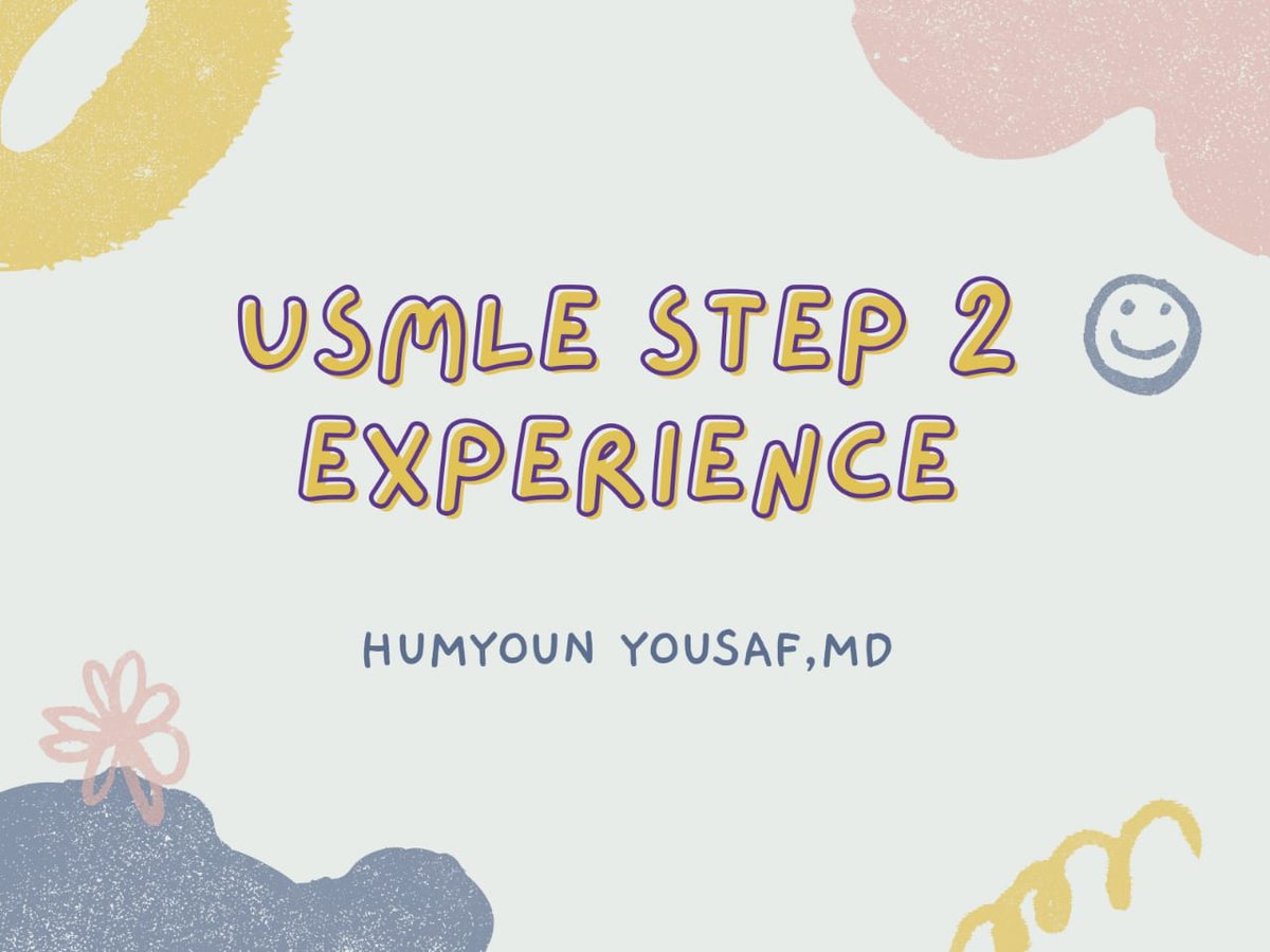 DrhumayounY's tweet photo. My Step 2 exam experience.
Total exam preparation time period: 8 months only.
 
P.S: I am tutoring for usmle steps exams as well.
 If anyone interested can DM me for details. 

#usmlestep2ck  #usmlejourney #usmleprep #medtwitter #nbmes #usmleexperience #usmlecoaching #Match2024 https://t.co/upXBG8YWCJ