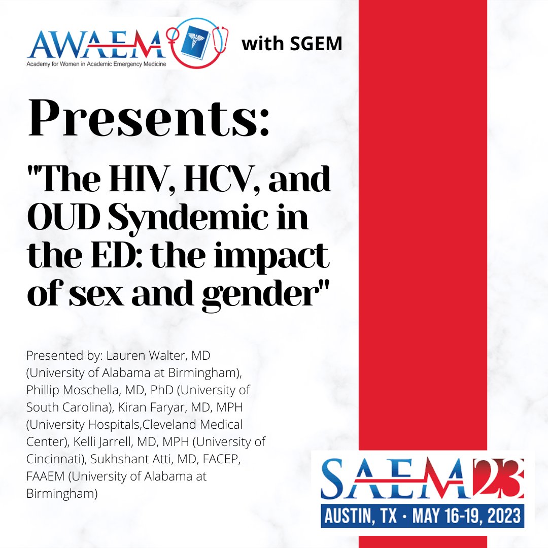 Are you at #SAEM23? Be sure to check out this #AWAEM related talk! @SAEMonline
