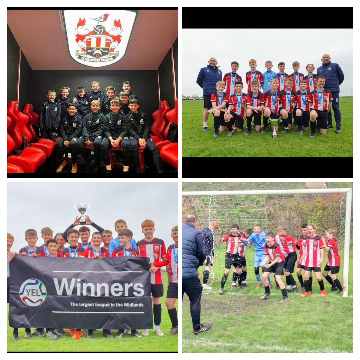Well what a season!! 
Yel league winners!!✅️
Filey Tournament Winners!! ✅️
And now 
Yel Cup winners!! ✅️
I give you ....🥁🥁
@ilkestontown_fc  U12 LEIPZIG 🏆🏆🎉🍾#grassroots #OneTownOneClub 

Well done To you all