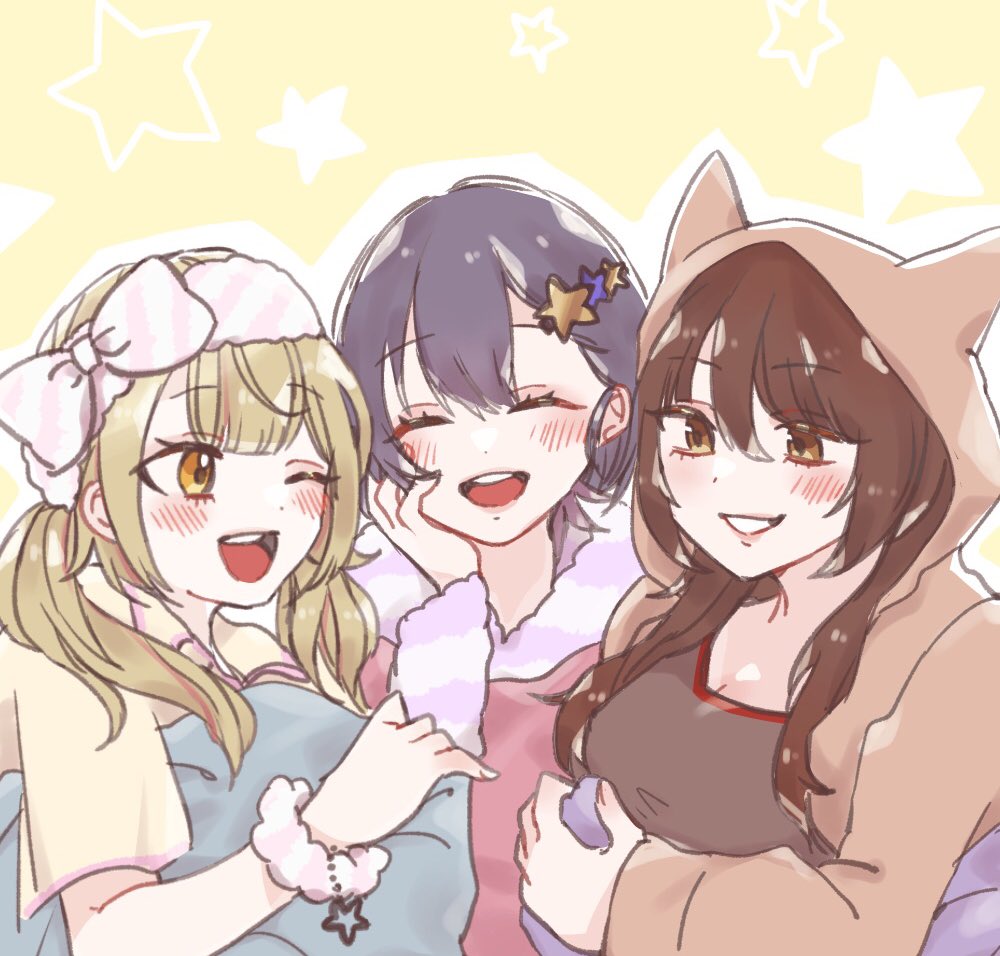 jilutan_'s tweet photo. お��ひめばるつコラボ面白かった〜！
奇跡の織姫星お泊まり会がかわいかったので🫰🏻💓

#サラ星図 #カルタの絵�� #恋フミ https://t.co/NtnROBdhlx