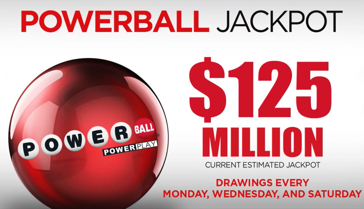 THEMAINELOTTERY's tweet photo. Powerball's estimated jackpot is up to $125 MILLION! ✨ G'luck*
https://t.co/7EDG3HDif7
#maine #lottery #mainelottery #powerball #jackpot #drawing #saturdaydrawing #saturday #goodluck https://t.co/eHxAZ27Eb7