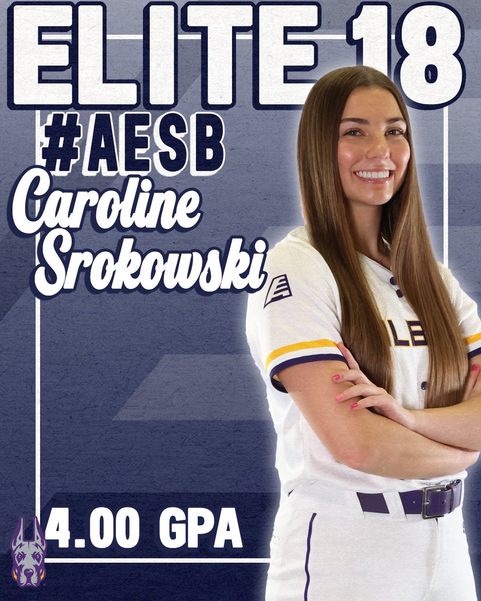 AmericaEast's tweet photo. This year's winner of the #AESB Elite 18 Award is Caroline Srokowski of @UAlbanySB! https://t.co/C7P9yqkqdr