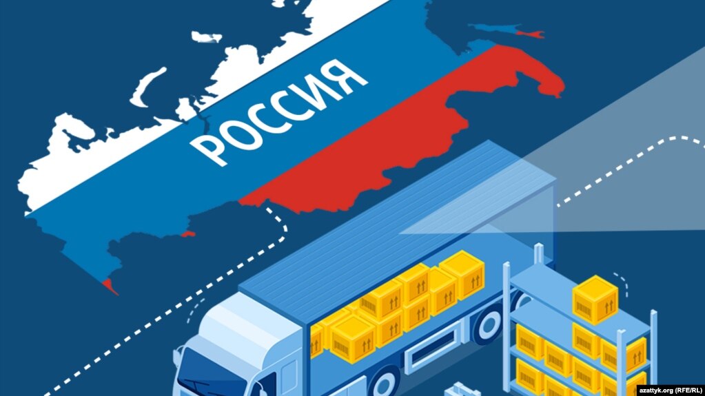 Western world is concerned  that Russia uses #Central_Asia to import goods to #Russia from Western countries. 
The concern leveled up after the exposure of several products’ import, including new technologies and amid sharp increase of export volumes in #European_Union.