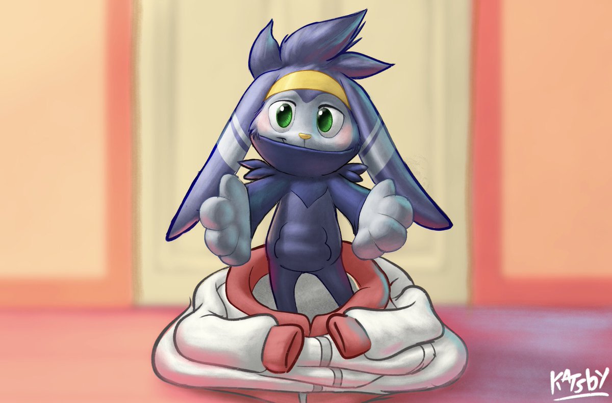 Katsby21's tweet image. Raboots can love too ❤️‍🩹

An experiment done outside my schedule for Pladim testing what can be done within 6 or 8 hours.

#Pokemon #Raboot #digitalart #sketch