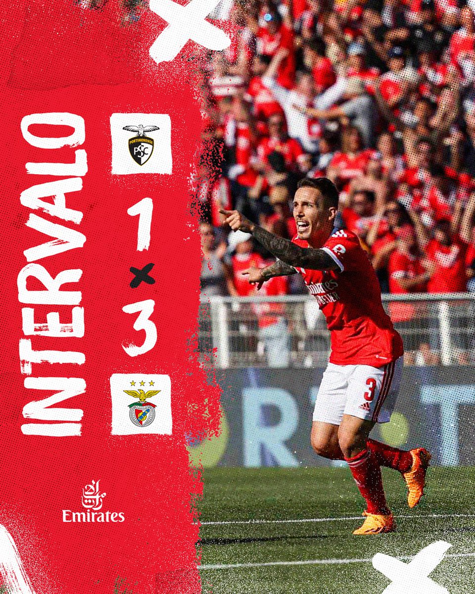 ⏸ Em vantagem ao intervalo!

#PSCSLB • #LigaPortugal • #Emirates