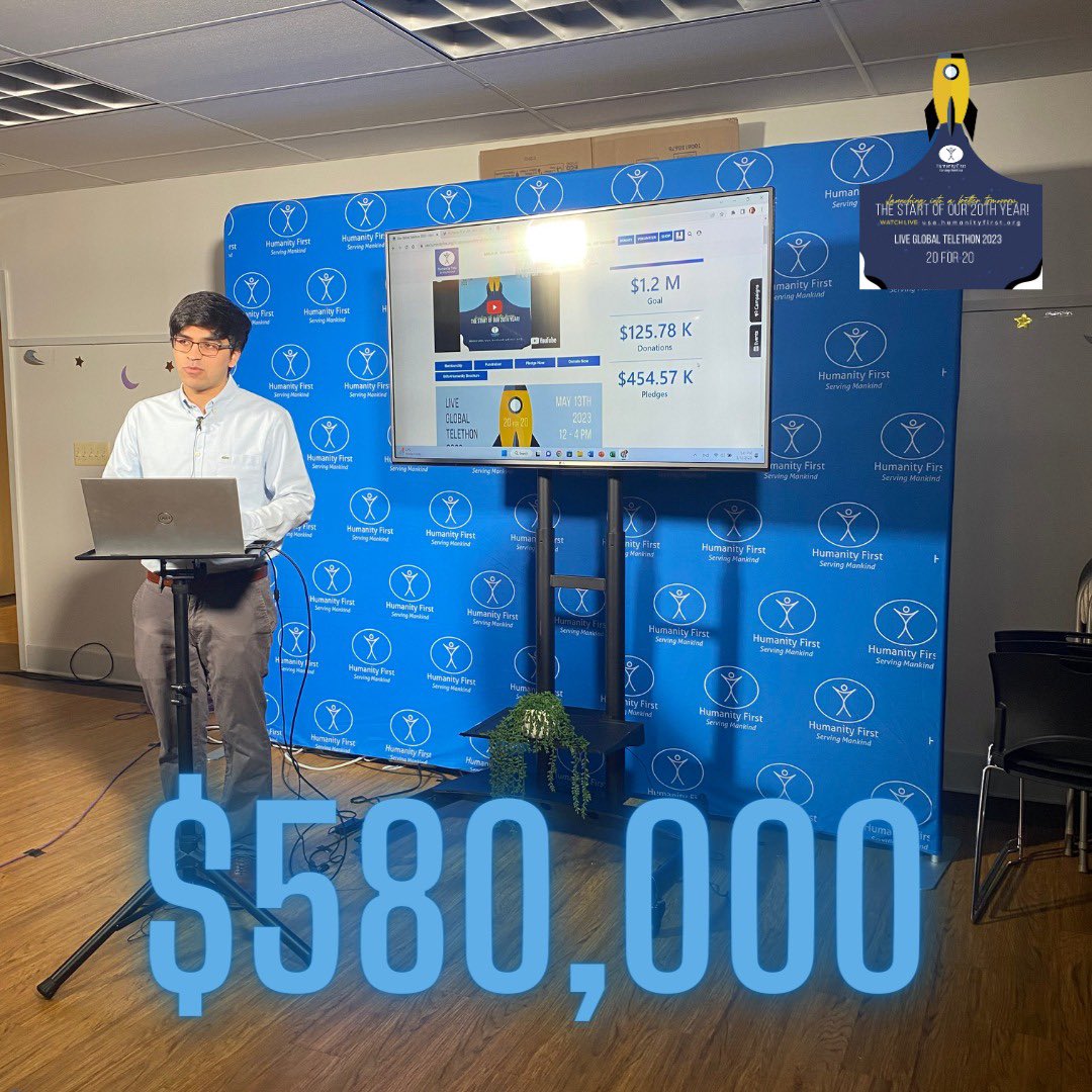 HFUSA's tweet photo. We have crossed the half a million mark!!!! Your donation means so much to us. Keep donating so we can get to out $1.2 million goal! P.S Virginia is winning!!!
https://t.co/hE5sUwoh6v
#HFTelethon23 #20KforHumanity https://t.co/3Bhne7XbxL