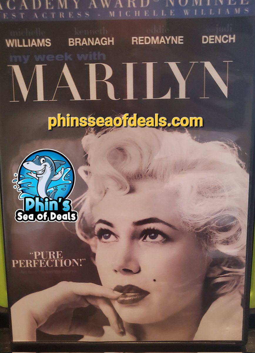 My week with Marilyn on dvd

Phinsseaofdeals.com 

#Phinsseaofdeals #marilynmonroe #marilynmonroefanpage #marilynmonroestyle #marilynmonroefans #marilynmonroequotes #goldenageofhollywood #blondebombshell  #mcmurraypa #Pittsburgh #thriftingfinds #dvdcollector #dvdsforsale