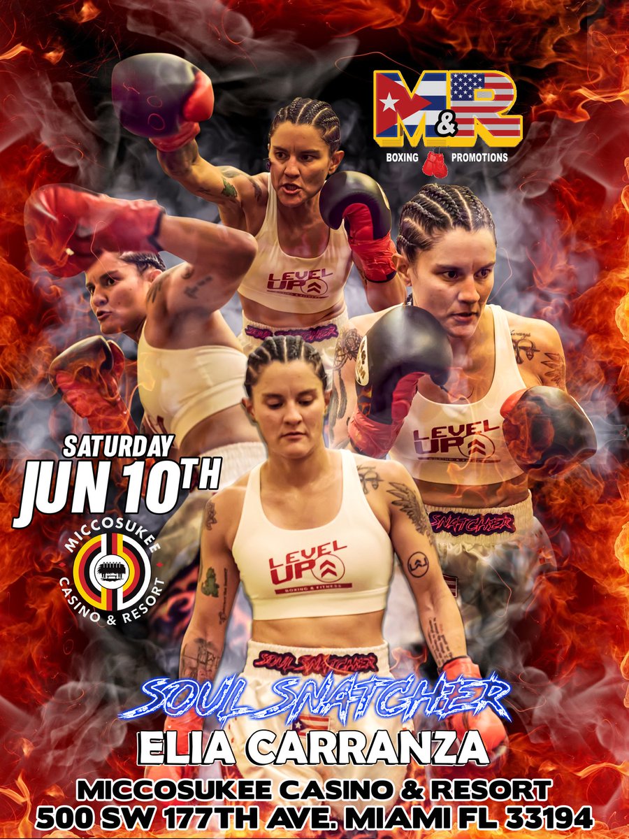 #eliacarranza #soulsnatcher #boxeo #boxing #june10th #dlgimagecreations #miccosukeecasinoresort