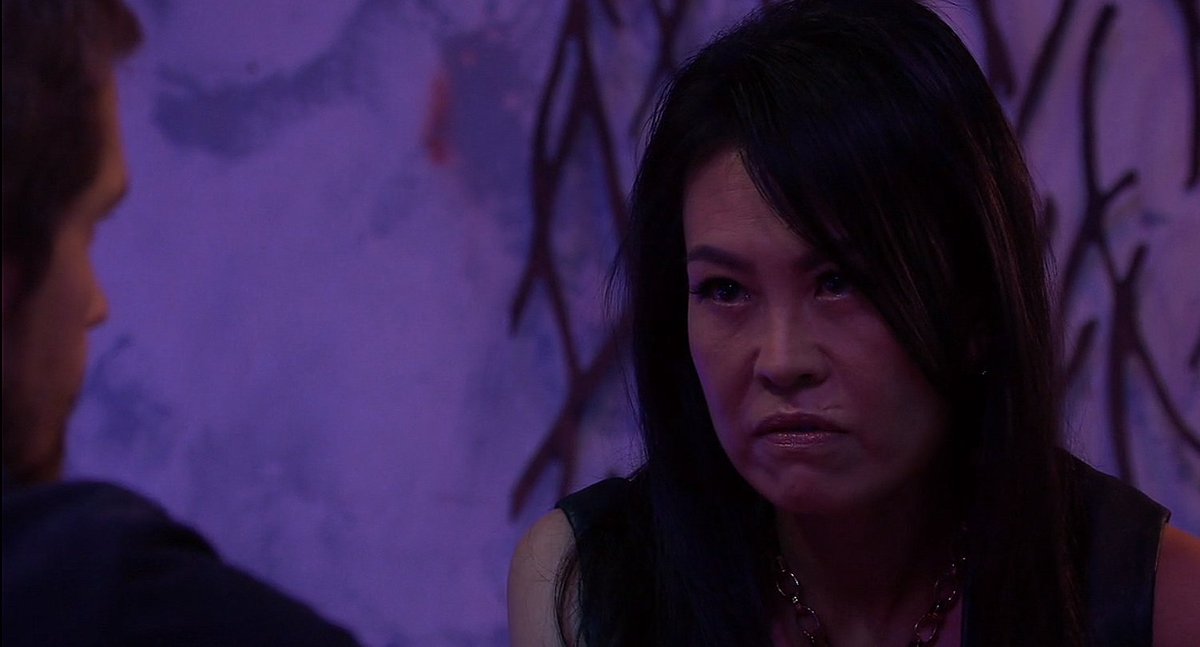 #SelinaWu has a droll, acerbic wit that tickles me. Her deadpan sarcasm is one of my favorite aspects of her character and she delivers it well. That said, I also want to see her softer side, maybe something she shares w/ only one person.. I'm ready to see Wu to get wooed. #GH