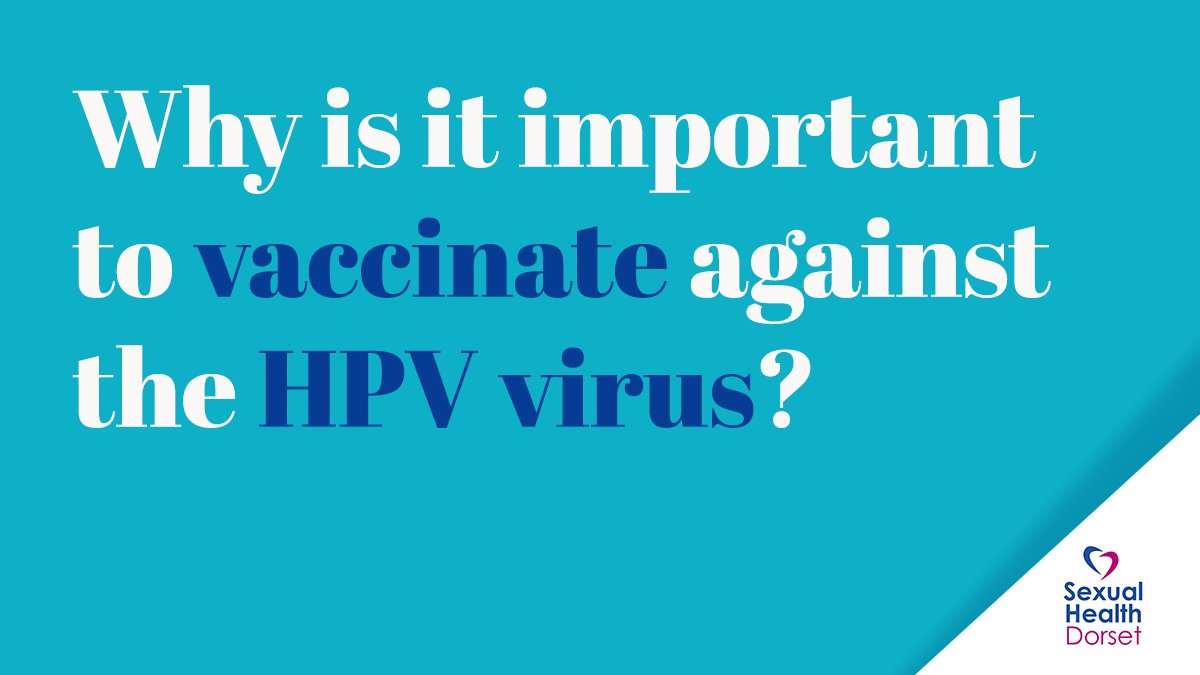 Vaccination provides protection against the strains of HPV that are most commonly associated with cancer, including cervical, anal, penile, vaginal, vulvar, and oropharyngeal cancer...
Appointment in Dorset: 0300 303 1948. 
sexualhealthdorset.org/find-service
