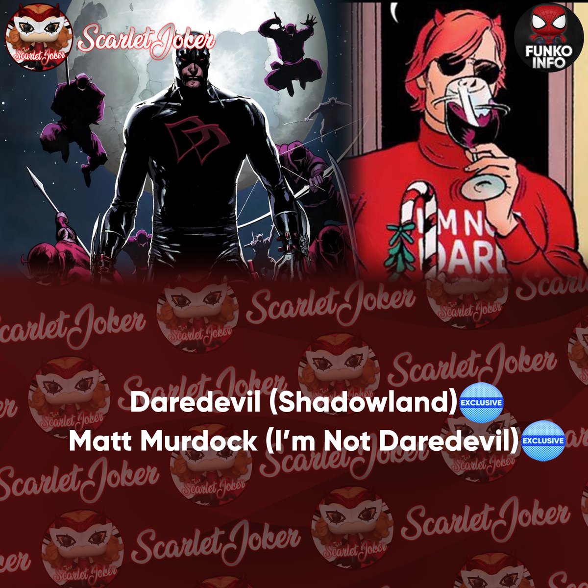 Coming Soon: Daredevil Exclusives!
#Funko #FunkoPop #MARVEL #MARVELComics #Daredevil #MattMurdock