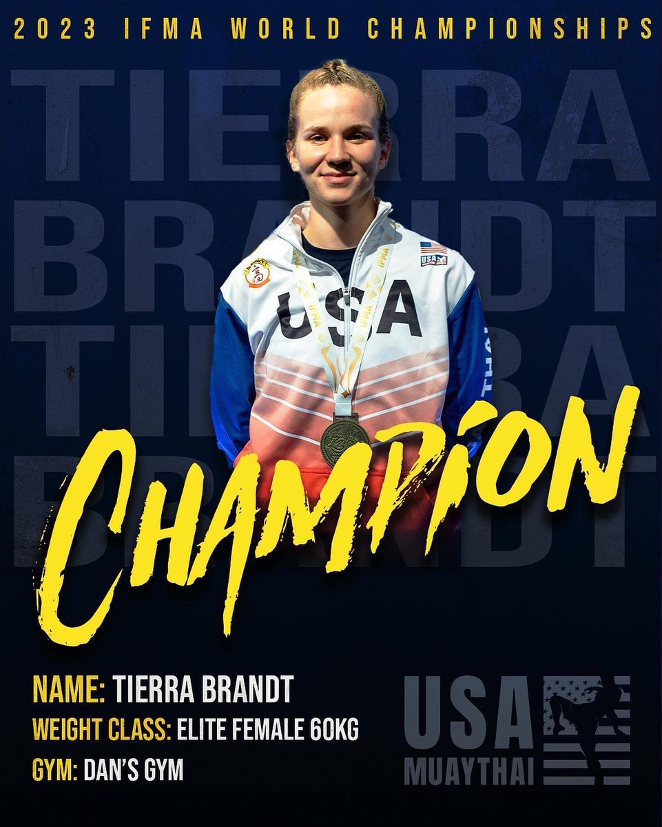 Congrats to team usamuaythai individual Gold Medal winners and the team placing 2nd at IFMA world championships in Bangkok Thailand. Special up to Combat Corner Pro team athlete tierra_brandt #usamuaythai #crnr #muaythai #thaiboxing #ifma