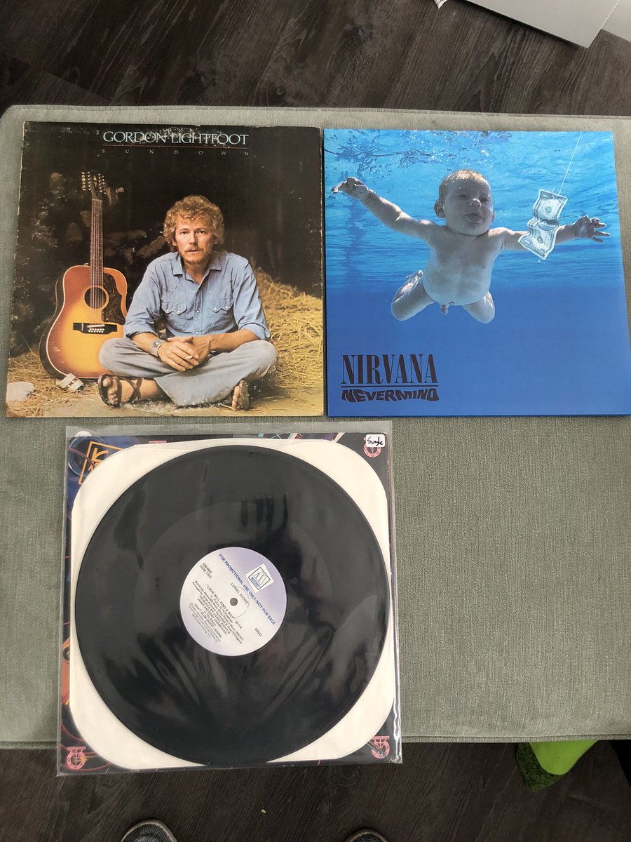 Today’s record purchases. #ripgordonlightfoot