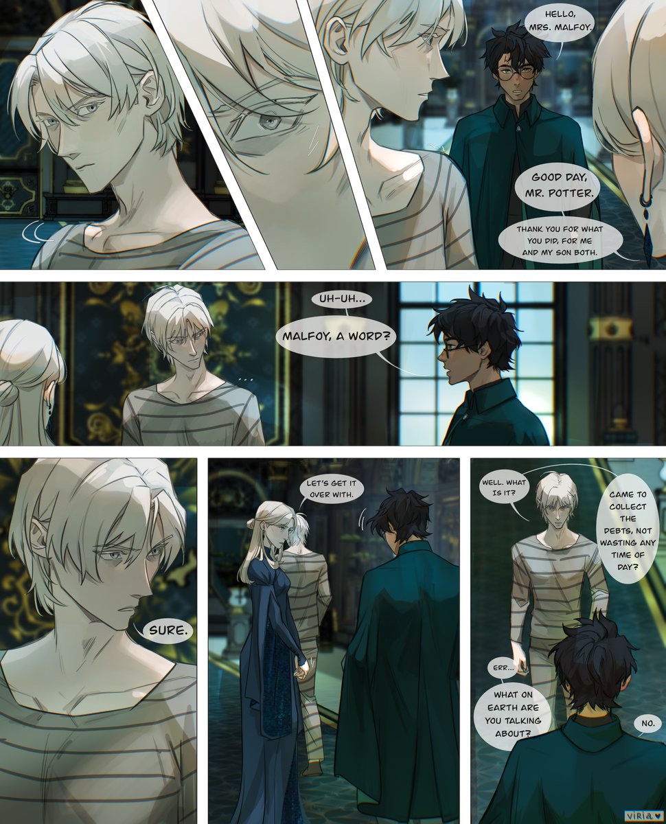 second chances can only get you so far (1/2)  #drarry #harrypotter #dracomalfoy #viria #art