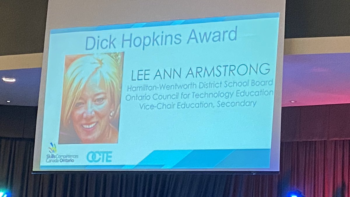 Congratulations LeeAnn! <a href="/HWDSB/">HWDSB</a> proud