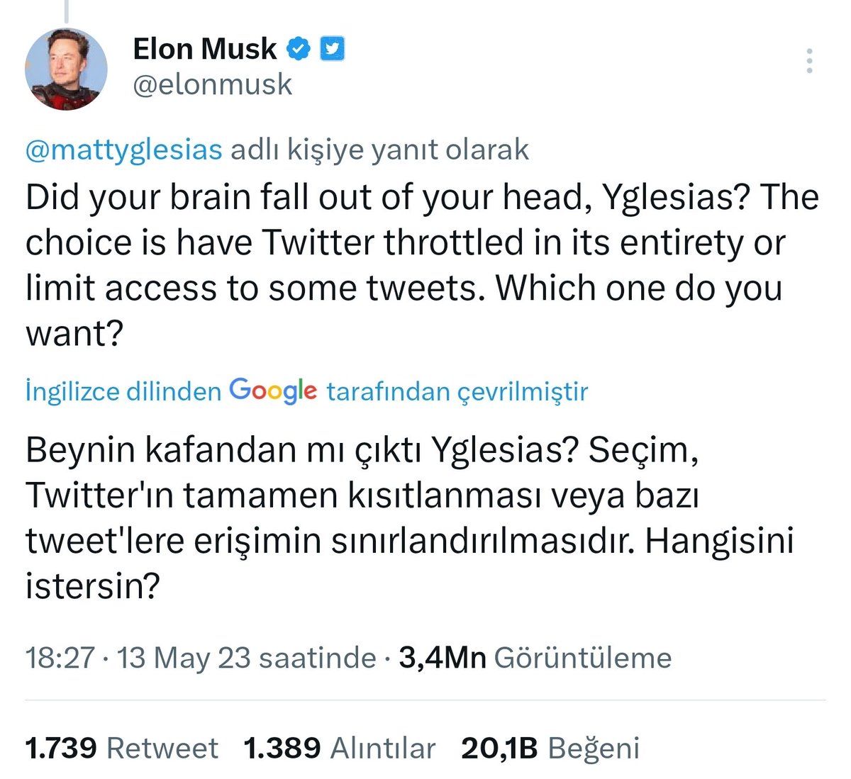Hitler'in 21.yy versiyonu <a href="/RTErdogan/">Recep Tayyip Erdoğan</a> rejimi dünyanın en nüfuzlu insanlarından biri <a href="/elonmusk/">Elon Musk</a>'ı bile iki tecavüzden birine razı olmaya zorlamış.

20 Temmuz 2016 #soykırım rejimi işte böyle bir tecavüz rejimidir ve sadece Türkiye Cumhuriyeti için değil tüm dünya için bir tehdittir.