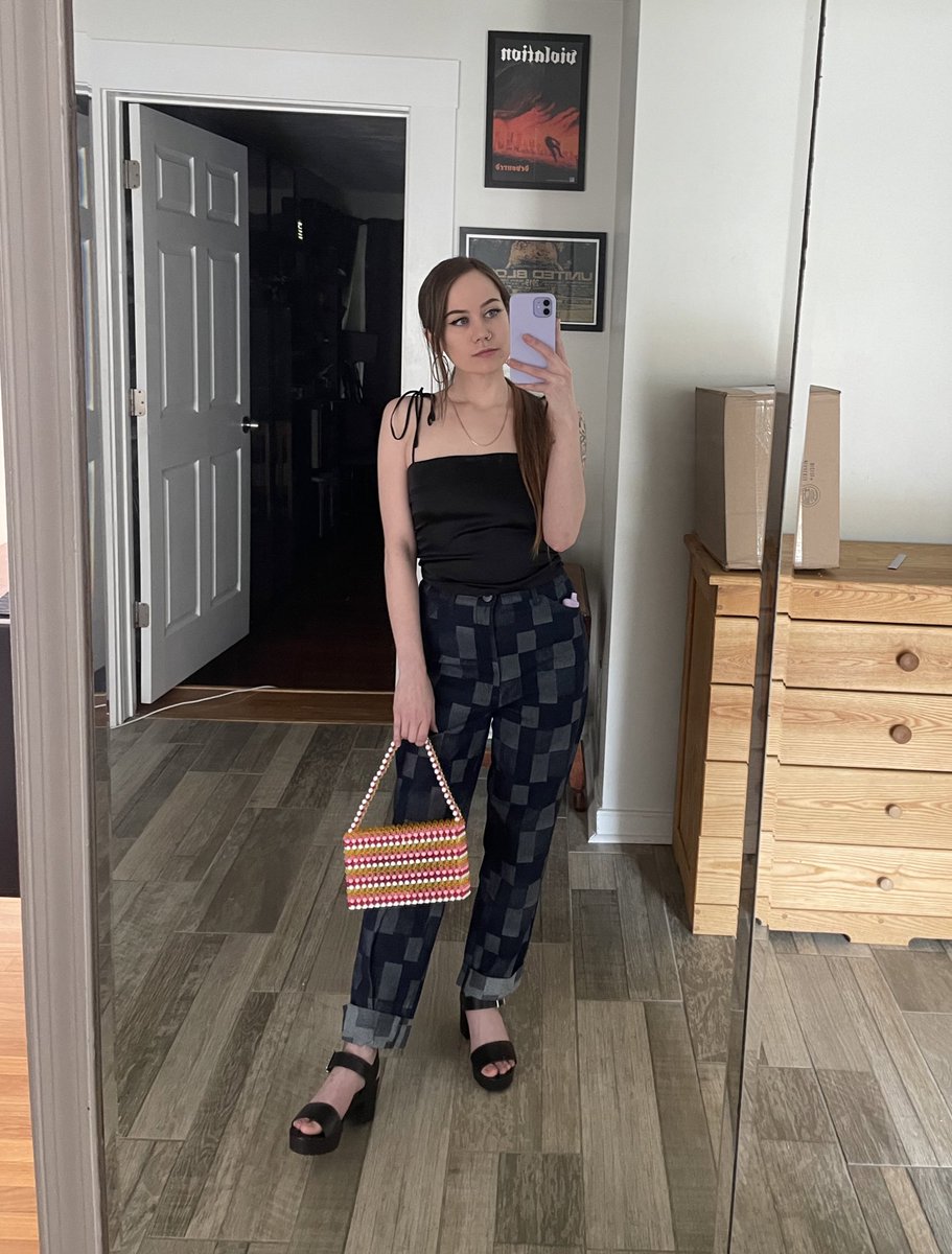 i can’t tell if this outfit matches but this is what we are going with today 🫡