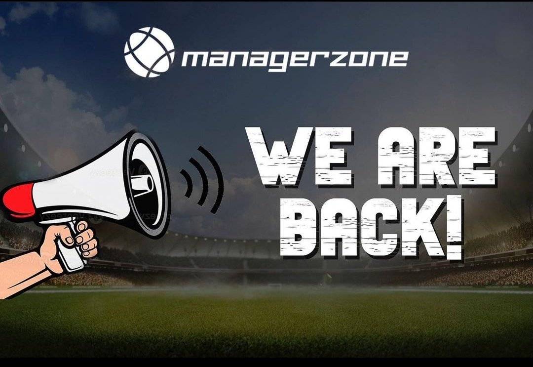 ManagerZone's tweet photo. YES ‼️
We are back, and we are here to stay.
Tell us about your teams and expectations for this season ⚽🏒
#Managerzone #Managerzonefootball #Managerzonehockey #GetInTheZone #FootballManager #HockeyManager https://t.co/UjqOJjpbSy
