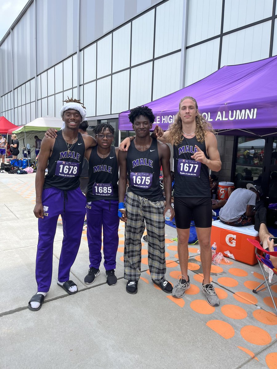 Male HS Track (@maletrack) on Twitter photo CONGRATS to <a href="/jaydenjarrett_/">mind.of.a.maniac</a>, Demarcus Robertson, <a href="/antonio_harris5/">Antonio Harris</a>, and <a href="/MatthewHinz4/">Matthew Hinz</a> for placing 1st in the 4x200 with the states leading time of 1:28.65 !!
@LMHSCoachSmith <a href="/MaleBulldogs/">MALE HS Athletics</a> <a href="/kytrackxc/">KYtrackXC.com</a> CONGRATS to <a href="/jaydenjarrett_/">mind.of.a.maniac</a>, Demarcus Robertson, <a href="/antonio_harris5/">Antonio Harris</a>, and <a href="/MatthewHinz4/">Matthew Hinz</a> for placing 1st in the 4x200 with the states leading time of 1:28.65 !!
@LMHSCoachSmith <a href="/MaleBulldogs/">MALE HS Athletics</a> <a href="/kytrackxc/">KYtrackXC.com</a>
