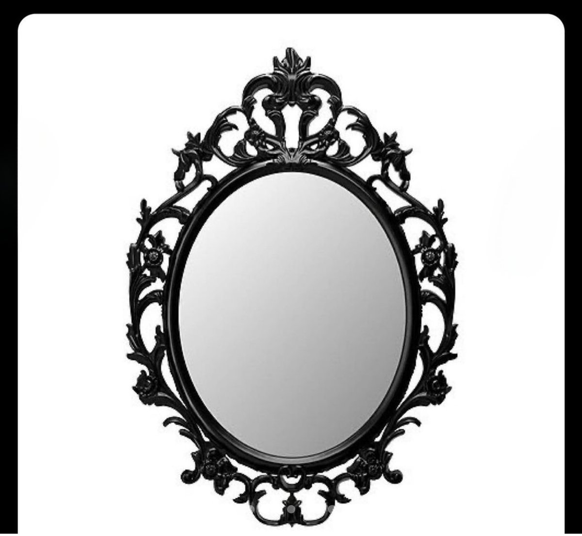 what if we kissed in front of the ikea gothic mirror