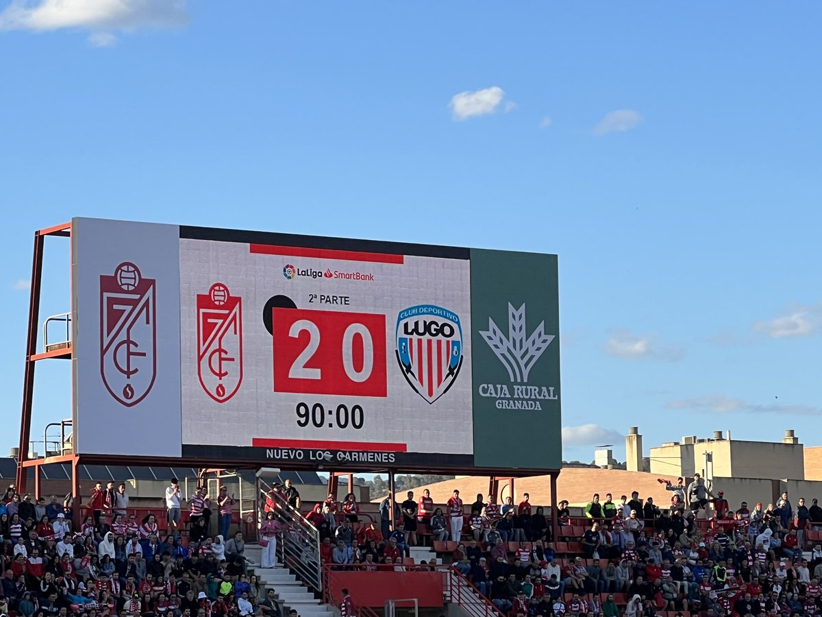 Pues sí. El <a href="/GranadaCF/">Granada CF ❤️⚪️</a> se lleva tres puntos en un buen partido y esta noche dormimos líderes. Se puede y lo vamos a conseguir #EternaLucha.