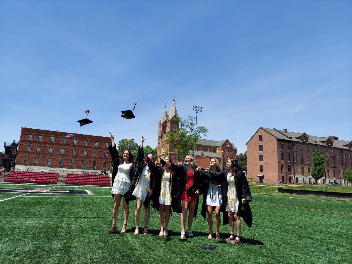RavenWSoccer's tweet photo. An Awesome Day to celebrate the Graduation of our Amazing @BenedictineKS Senior Class. BIG CONGRATS!!! LEADERS. SCHOLARS. CHAMPIONS. GO RAVENS!!! https://t.co/R7HI9HcqnR