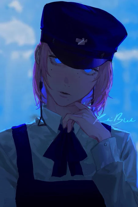 QRT with your blue art 