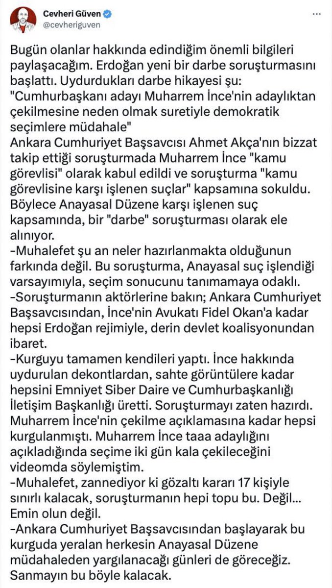 Eğer böyle bir şey olursa millet birbirine girer