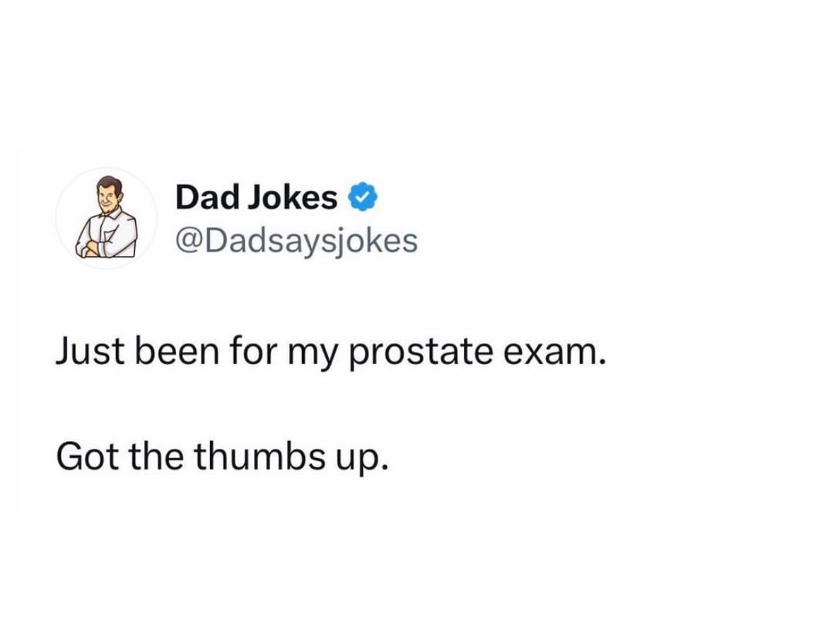 The joys of being 50